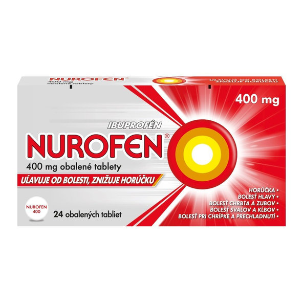NUROFEN 400 mg proti bolesti 24 tablet
