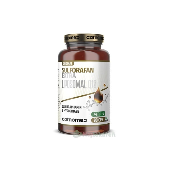 CarnoMed Sulforafan Extra Liposomal Q10 90 kapslí