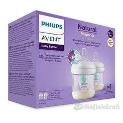 Philips AVENT Natural Response AirFree láhev 125 ml 0m+ 2 ks