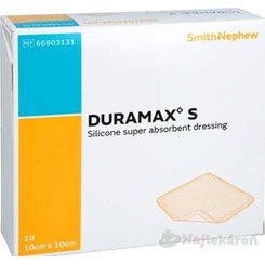 Duramax S silikonové superabsorpční krytí 10 × 10 cm 10 ks