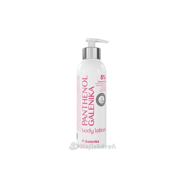 Galenika Panthenol Dexpanthenol 5% tělové mléko 250 ml