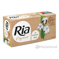 Ria Organic tampony Normal hygienické tampony 16 ks