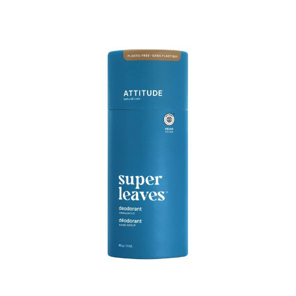 Attitude Super Leaves přírodní tuhý deodorant bez parfemace 85 g