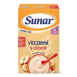 Sunar kaše vícezrnná s ovocem 6m+ 210 g
