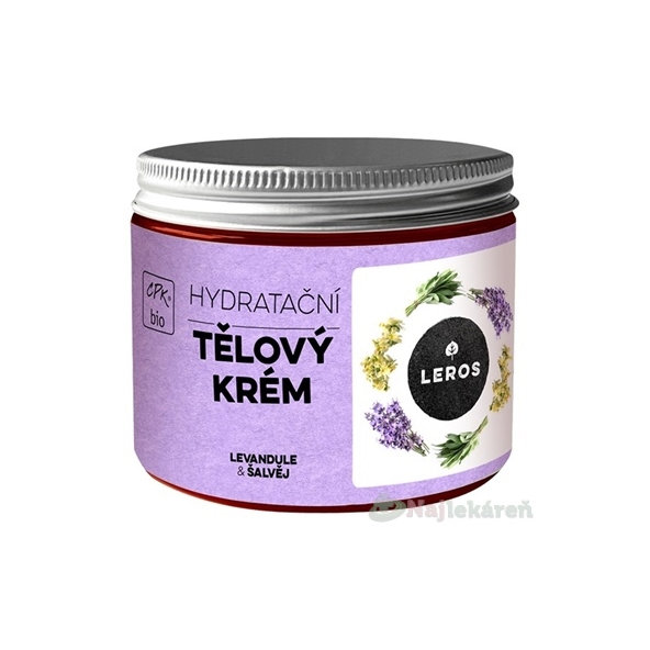 Leros tělový krém levandule a šalvěj 200 ml