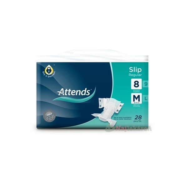 ATTENDS Slip Regular 8 inkontinenční plenkové kalhotky M 28 ks