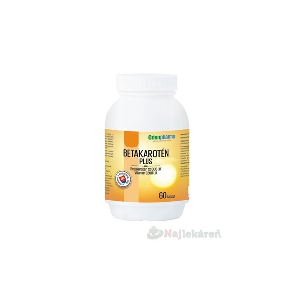 EDENPharma Betakaroten Plus 60 kapslí