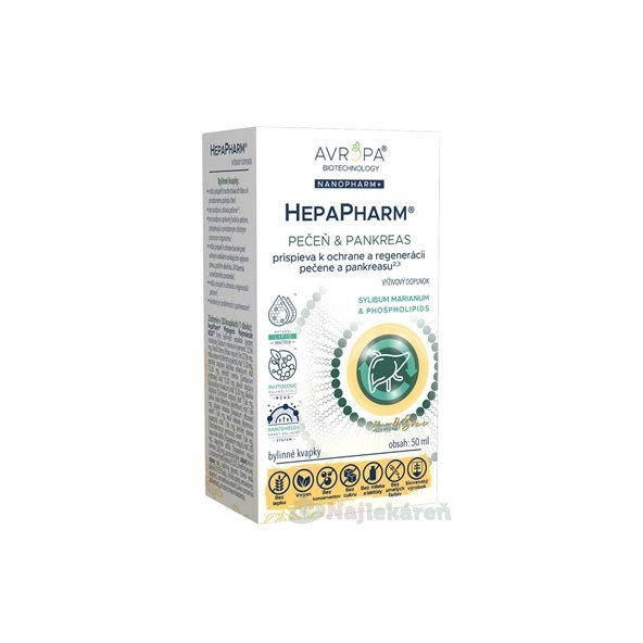 Avropa HepaPharm bylinné kapky 50 ml