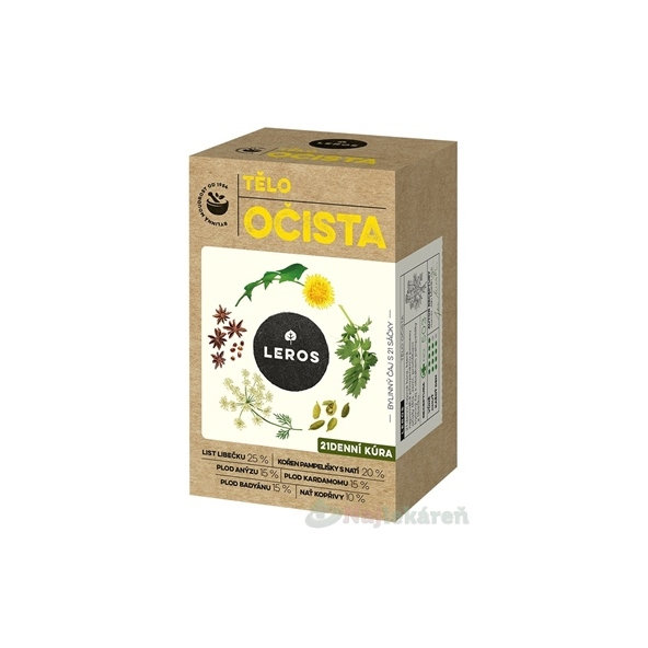 Leros Očista těla čaj 21x1,8 g