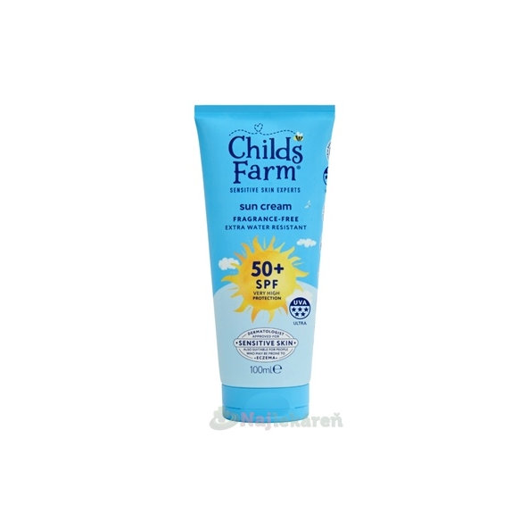Childs Farm Sun Cream SPF 50+ opalovací krém 100 ml
