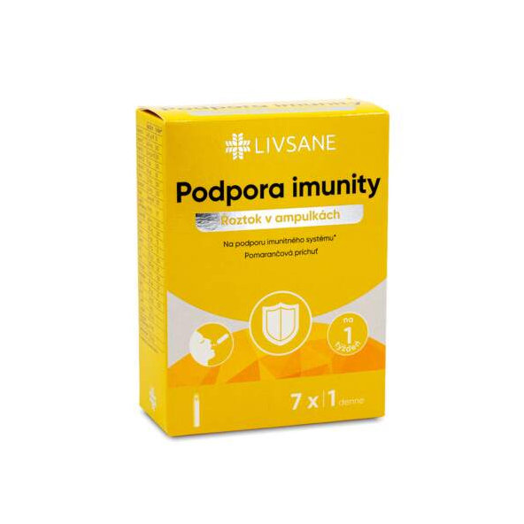 LIVSANE tekutá podpora imunity ampule 7×25 ml