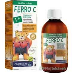 Pharmalife Ferro C 1+ banánová příchuť 200 ml