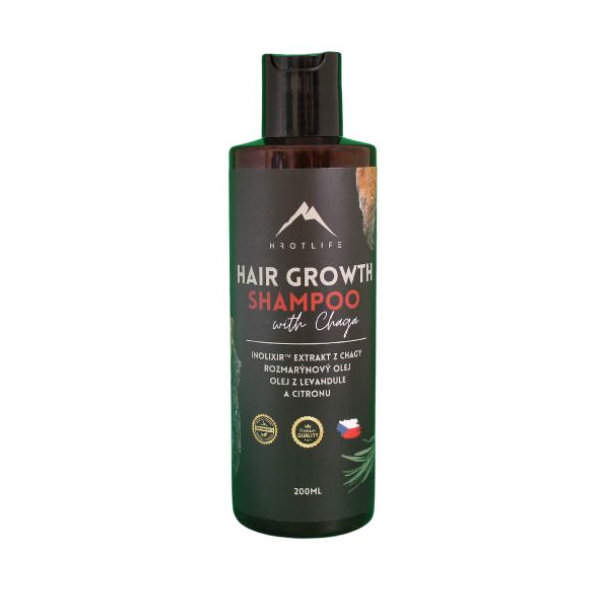 Hrotlife Šampon Chaga růst vlasů 200 ml