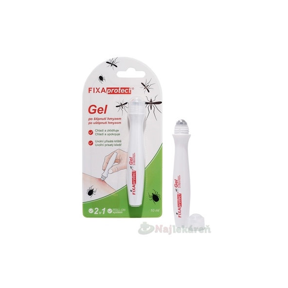 FIXAprotect Gel po bodnutí hmyzem 2v1 roll-on 10 ml