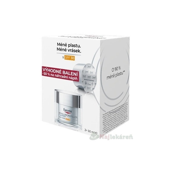 Eucerin Hyaluron-Filler + 3x Effect denní krém SPF 30 50 ml + náplň