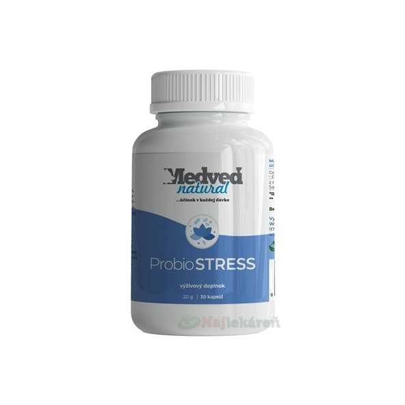 Medveď natural ProbioSTRESS 30 kapslí