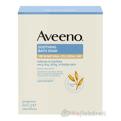 Aveeno Soothing zklidňující ovesná koupel sáčky 8x42 g