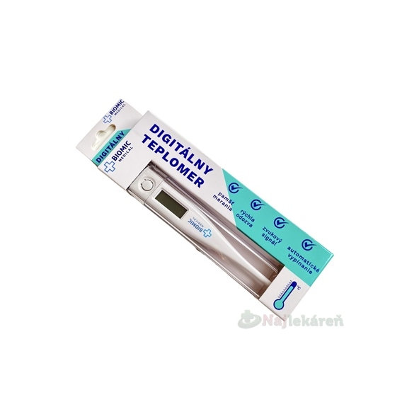 Biomic digitální teploměr s pouzdrem