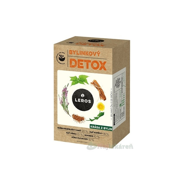Leros Bylinkový detox čaj 20x1,5 g