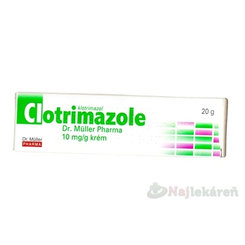 Clotrimazole Dr. Müller Pharma 10 mg/g krém 20 g