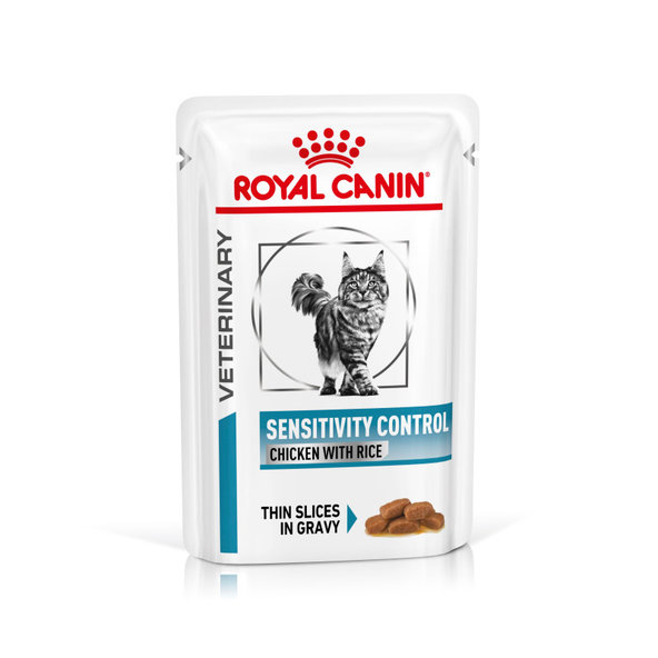 Royal Canin Sensitivity Control Chicken with Rice kapsičky v omáčce pro kočky s potravinovými alergiemi 12×85 g