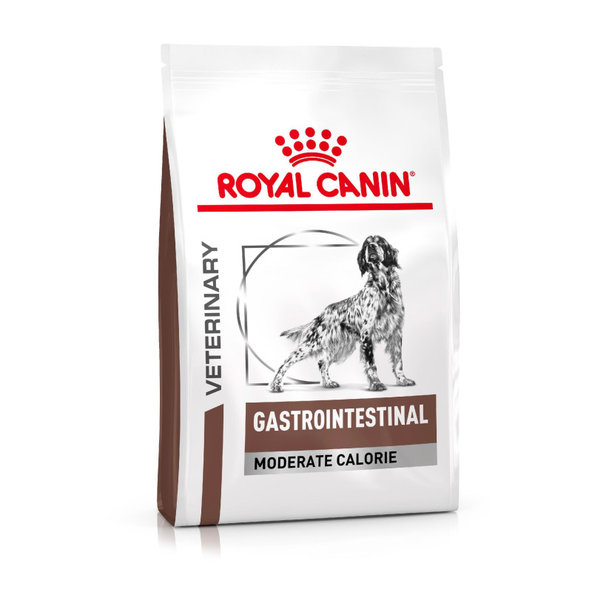 Royal Canin Gastrointestinal Moderate Calorie granule pro psy s gastrointestinálními obtížemi a sklonem k nadváze 15 kg