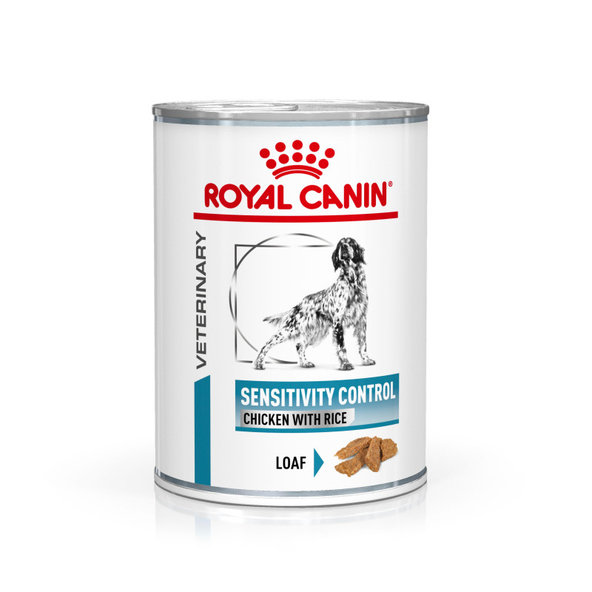 Royal Canin Sensitivity Control Chicken konzerva s kuřetem a rýží pro psy s potravinovými alergiemi 410 g