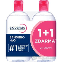 Bioderma Sensibio H2O micelární voda Festival 2x500 ml