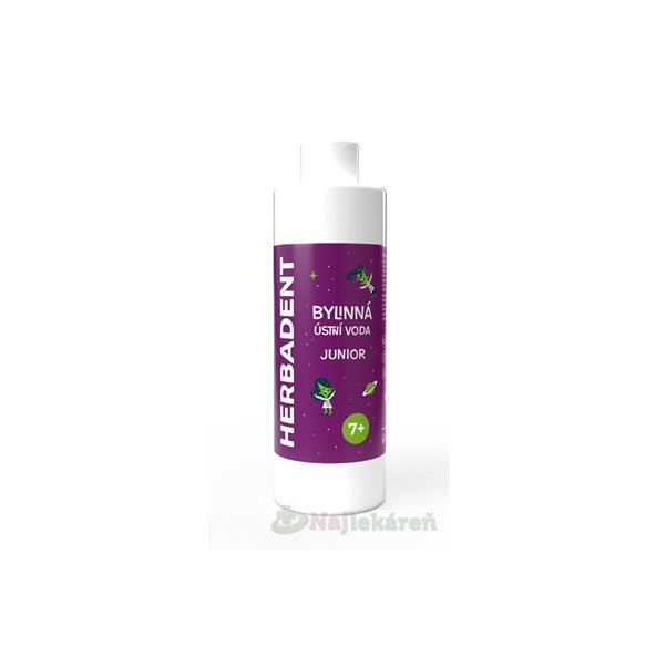 Herbadent Junior bylinná ústní voda 240 ml