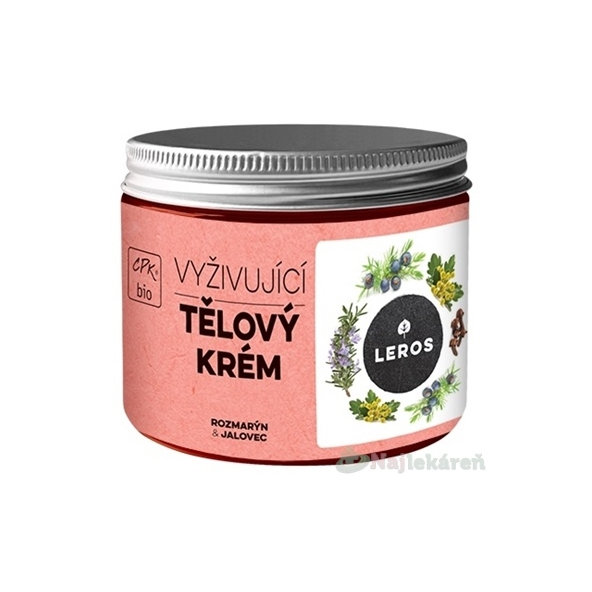 Leros tělový krém rozmarýn a jalovec 200 ml