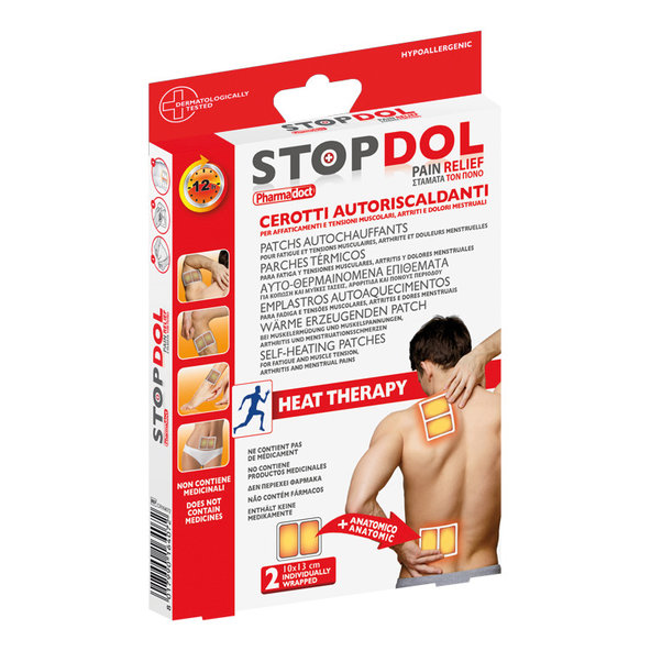 STOPDOL samohřejivé náplasti proti bolesti 10 × 13 cm 2 ks