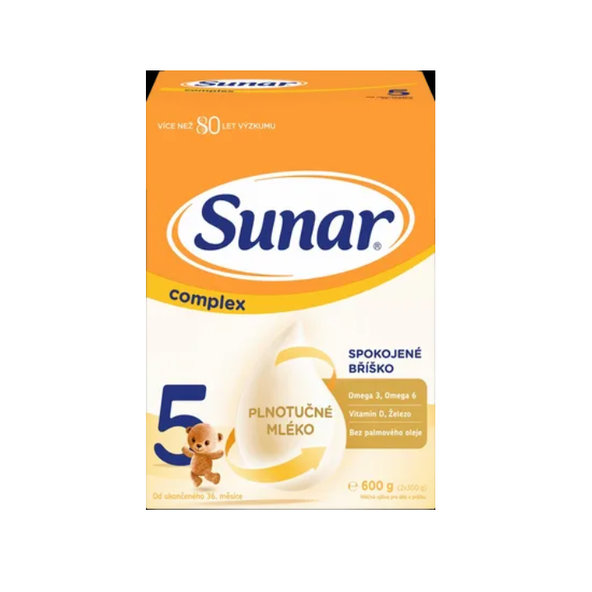 Sunar Complex 5 kojenecké mléko 36m+ 600 g