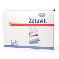 ZETUVIT nesterilní savá komprese 10 × 10 cm 30 ks