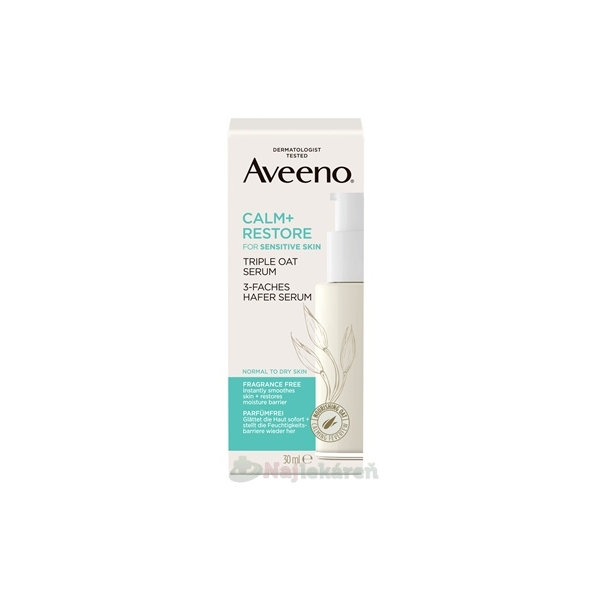 Aveeno Calm+Restore Triple pleťové sérum 30 ml
