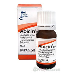 Abicin 30% pryskyřičný lak na nehty 10 ml