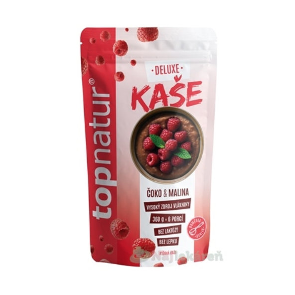 Topnatur Deluxe kaše čoko malina instantní rýžová kaše 360 g