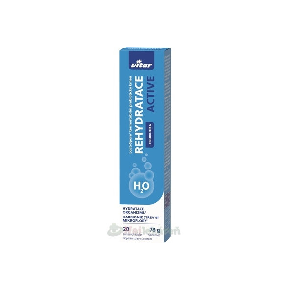 Vitar Rehydratace Active + probiotika 20 šumivých tablet