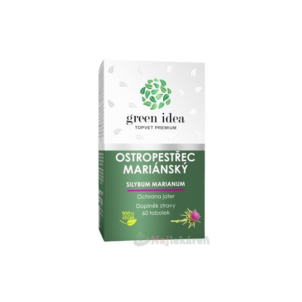 Green Idea Ostropestřec mariánský 60 kapslí
