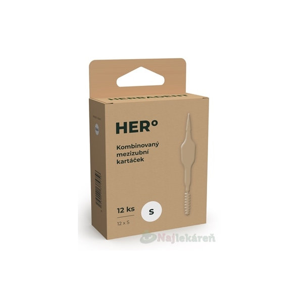 Herbadent Hero mezizubní kartáčky S 12 ks