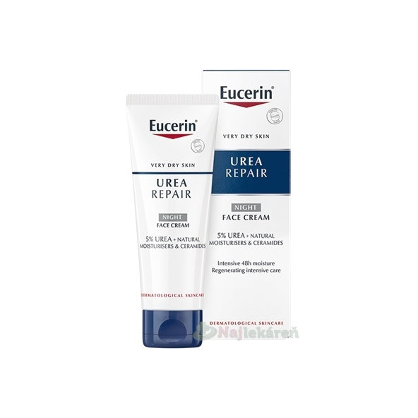 EUCERIN UreaRepair noční krém na obličej 50 ml