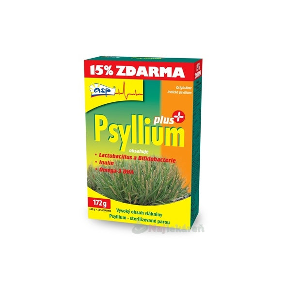 Asp Psyllium Plus 15 % ZDARMA 172 g