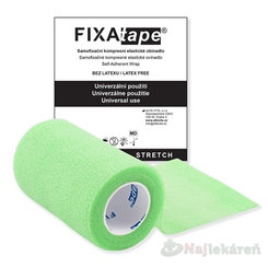 FIXAtape STRETCH Samofixační obínadlo zelené 7,5cm x 450cm 1 ks