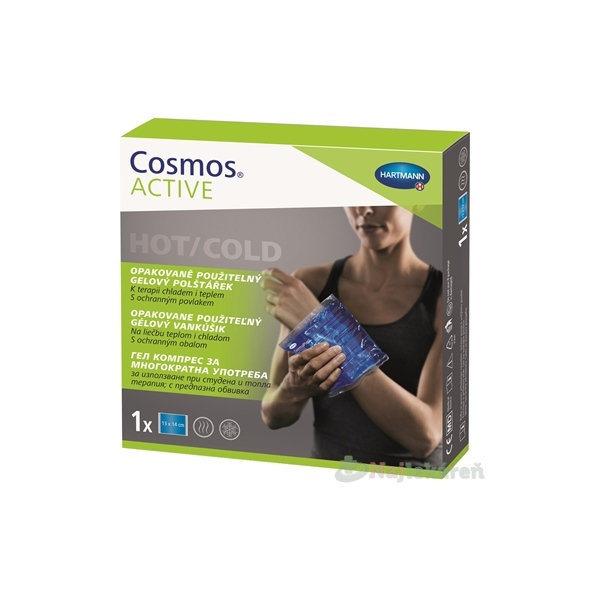 Cosmos Active gelový polštářek Hot/Cold 13 × 14 cm