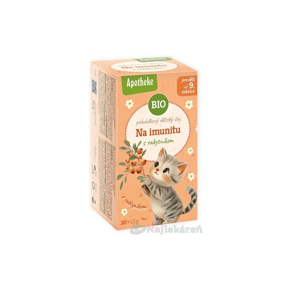 APOTHEKE Rozprávka rakytník BIO bylinný čaj 20x1,5 g