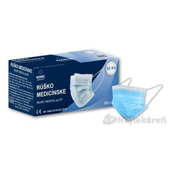 Biomic medicínská rouška pro dospělé typ IIR modrá 50 ks