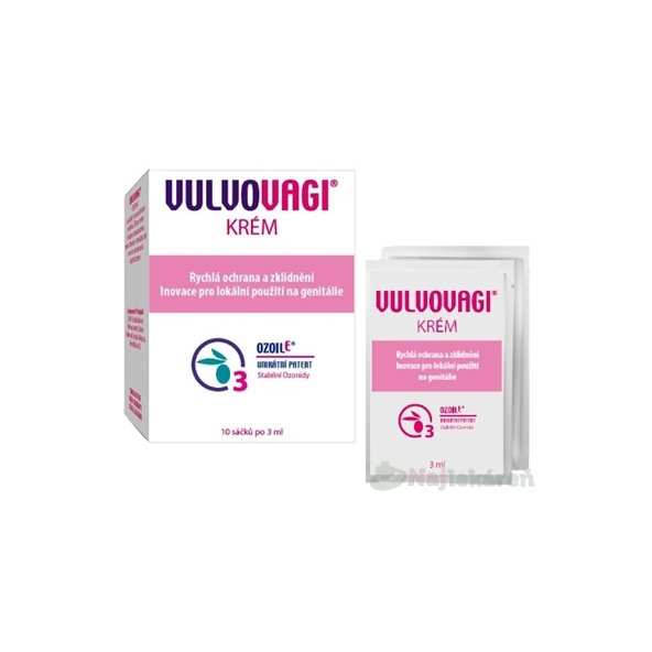 VULVOVAGI krém na zánět vulvy Ozoile 10 x 3 ml