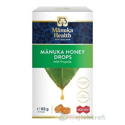 Manuka Health Manuka Honey drops pastilky propolis 15 ks