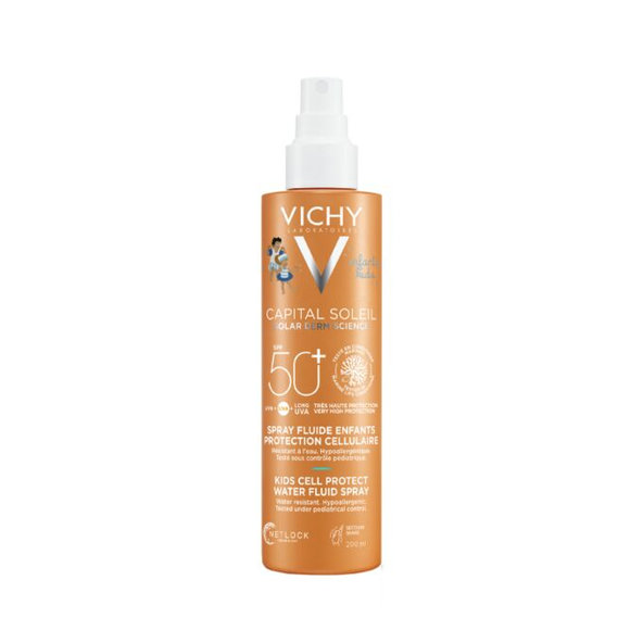 VICHY Capital Soleil Fluid Kids SPF 50+ sprej 200 ml