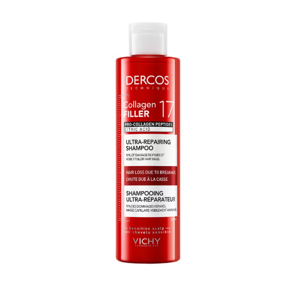 VICHY Dercos Collagen 17 Filler regenerační šampon 200 ml