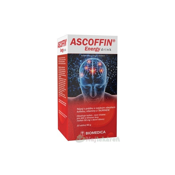 Biomedica Ascoffin Energy drink 10 sáčků
